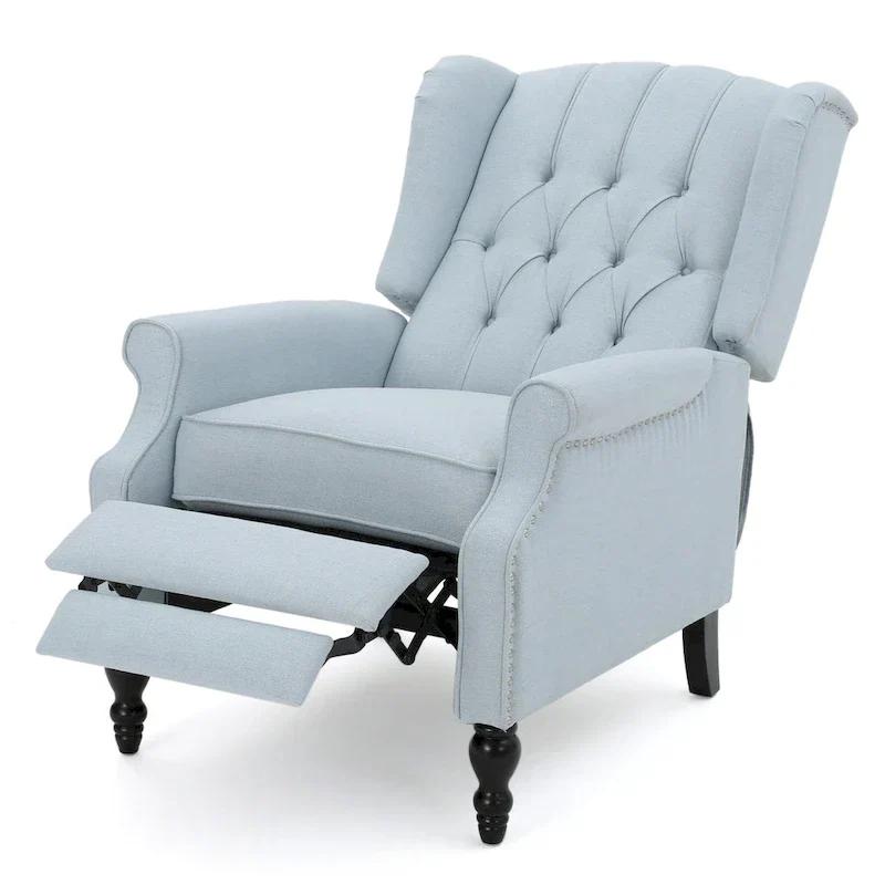 Fauteuils inclinables en tissu touffeté Walter (lot de 2) par Christopher Knight Home