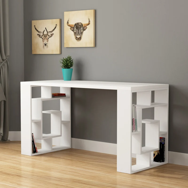 Scrivania 140x60x75 colore bianco Labirent