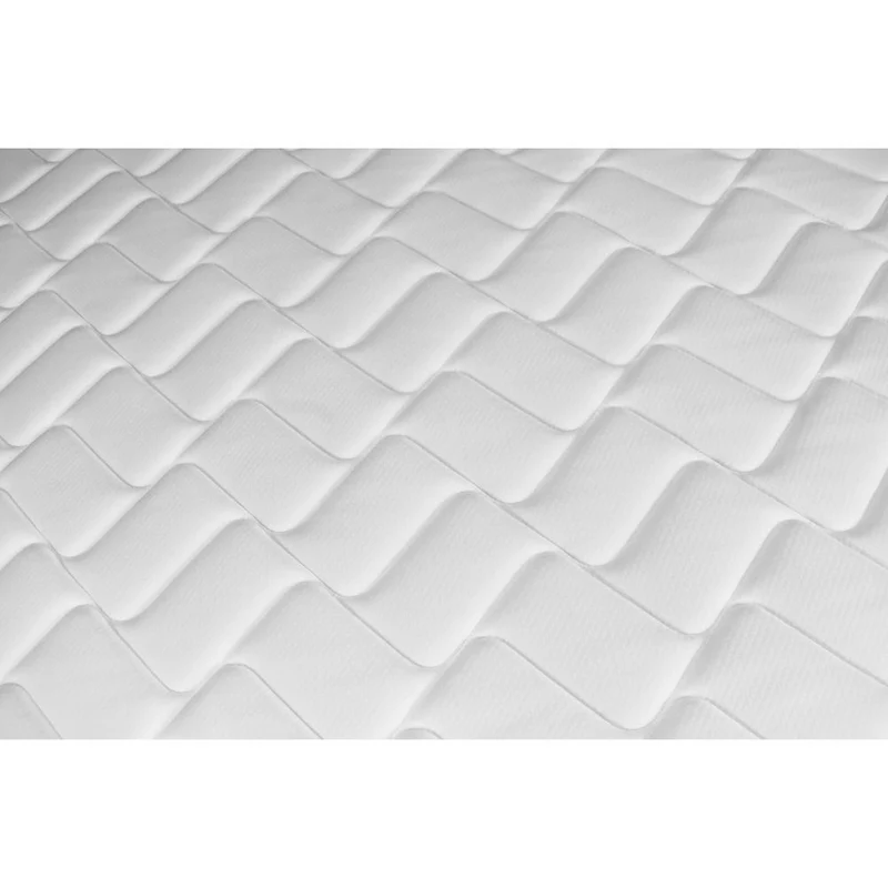 Materasso matrimoniale 160x190x25H in schiuma poliuretanica e memory grigio Palladio