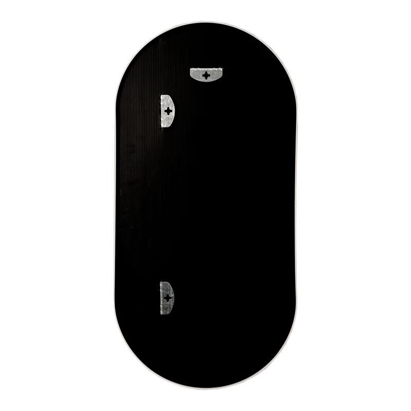 Miroir mural ovale 40 x 80 cm blanc mat 03_0007954