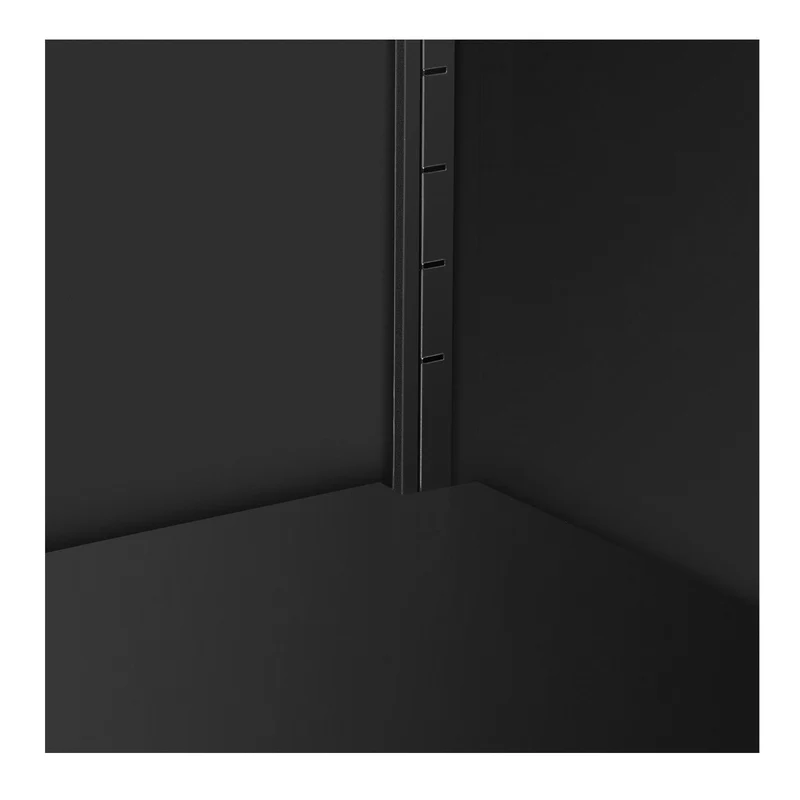 Armoire bureau verrouillable 57 x 21 x 110 cm acier noir 14_0006030