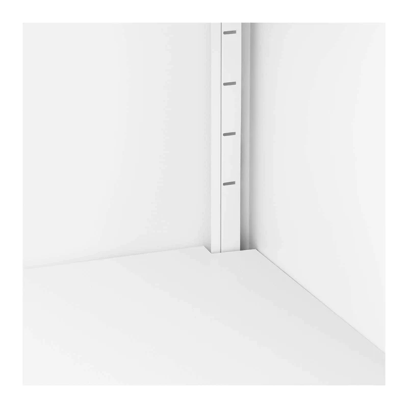 Armoire bureau verrouillable 40 x 91,5 x 102 cm acier blanc 14_0006029