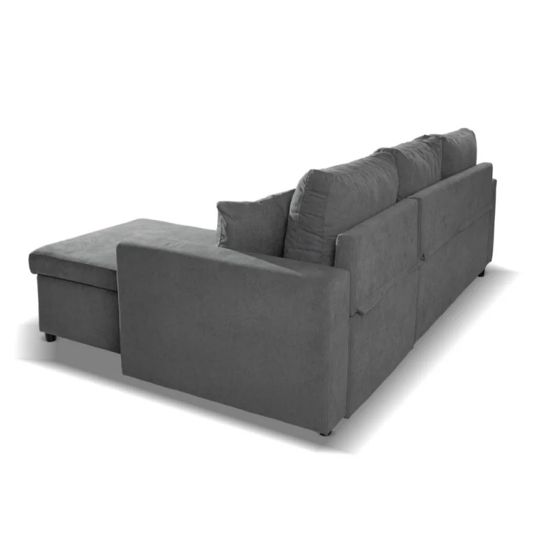 Divano con penisola reversibile e funzione letto colore grigio Enjoy23 Golf