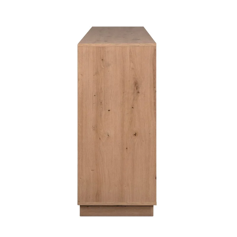 Credenza con 3 ante e 3 cassetti rovere e bianco 178x40x88H Phoenix 51A