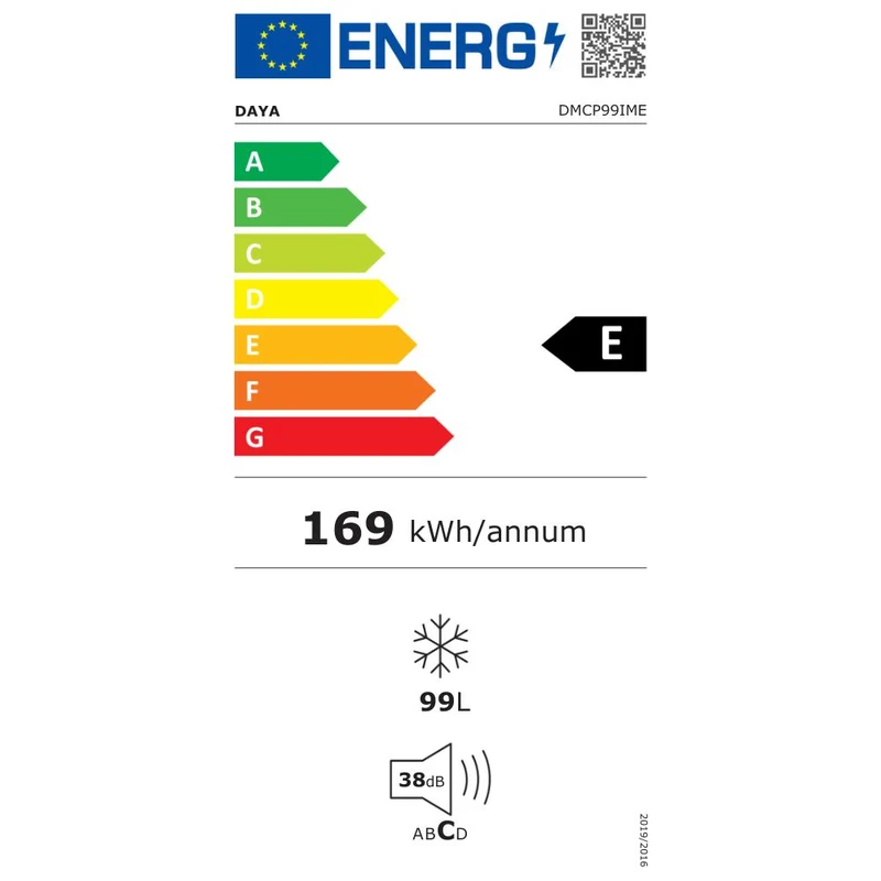 Congelatore a pozzetto DMCP99IME bianco 99 lt compressore inverter classe E Daya
