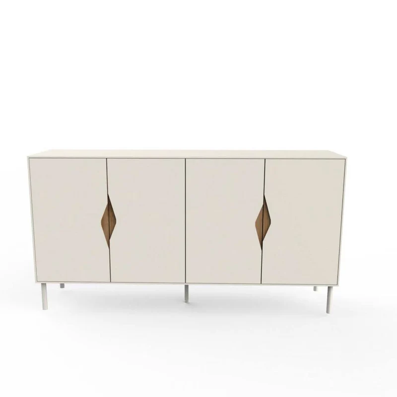 Madia 4 ante cashmere con dettagli rovere deep oud Marquise