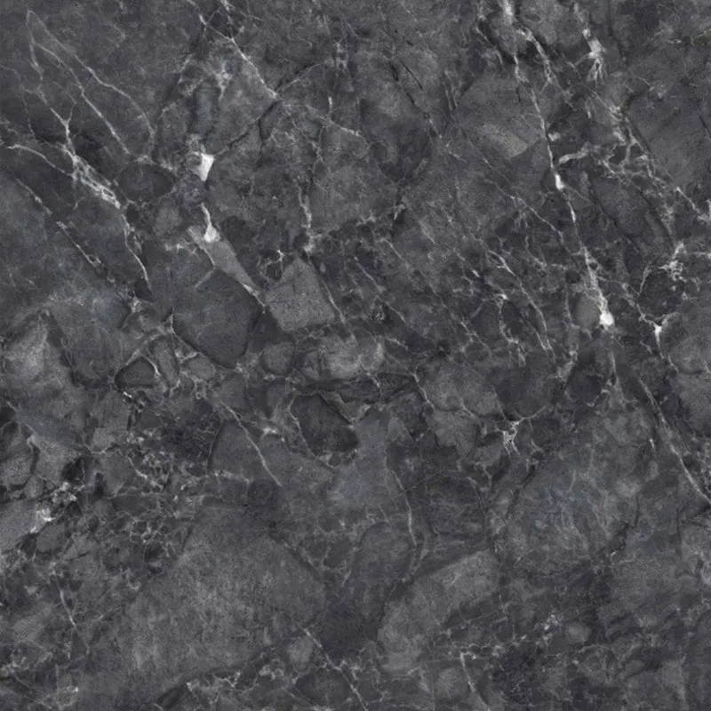 Pannello decorativo effetto marmo nero lucido 122x300 PANGH35