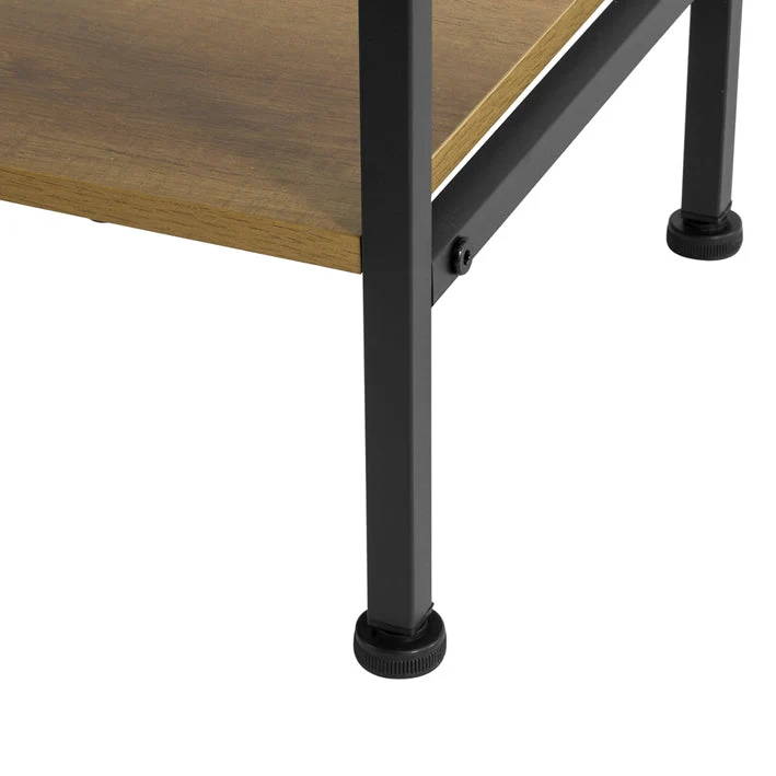 SoBuy | Konsolentisch mit 3 Ablagen | Flurtisch | Sideboard Metall | FSB35-PF