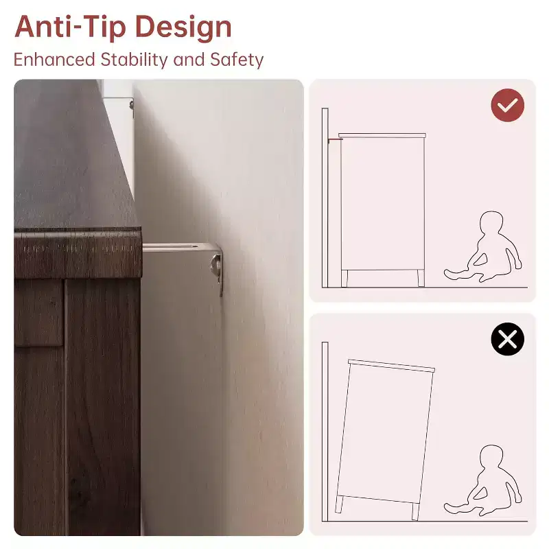Commode à 8 tiroirs pour chambre à coucher, meuble TV vintage de 59 po avec poignées sculptées et pieds fuselés, commode en bois avec grande capacité de rangement