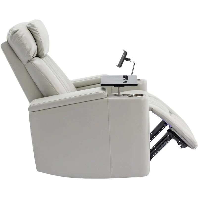 Fauteuil inclinable motorisé de cinéma maison multifonctionnel pivotant à 270°