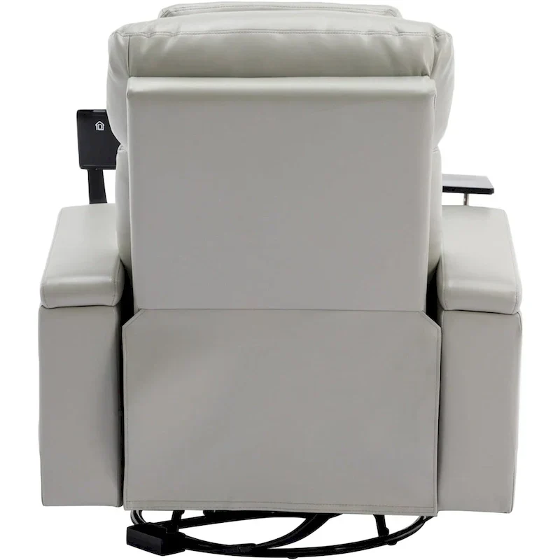Fauteuil inclinable motorisé de cinéma maison multifonctionnel pivotant à 270°