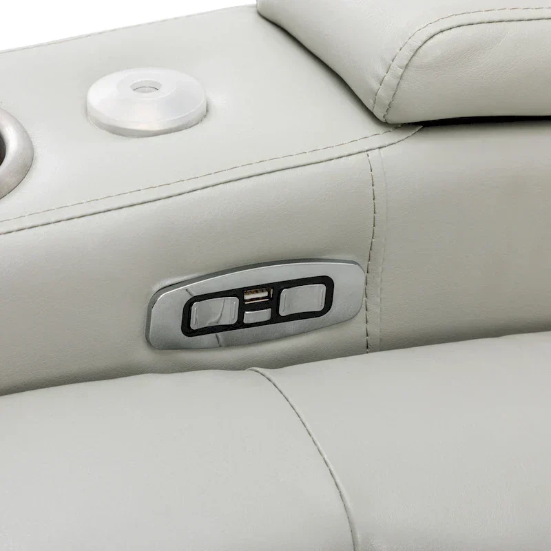 Fauteuil inclinable motorisé de cinéma maison multifonctionnel pivotant à 270°