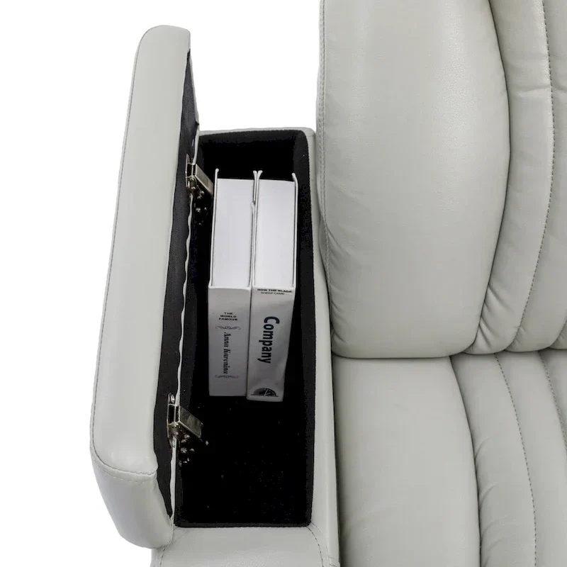 Fauteuil inclinable motorisé de cinéma maison multifonctionnel pivotant à 270°