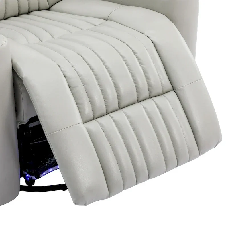 Fauteuil inclinable motorisé de cinéma maison multifonctionnel pivotant à 270°