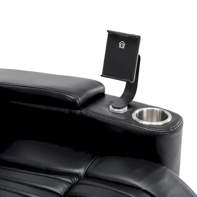 Fauteuil inclinable motorisé de cinéma maison multifonctionnel pivotant à 270°