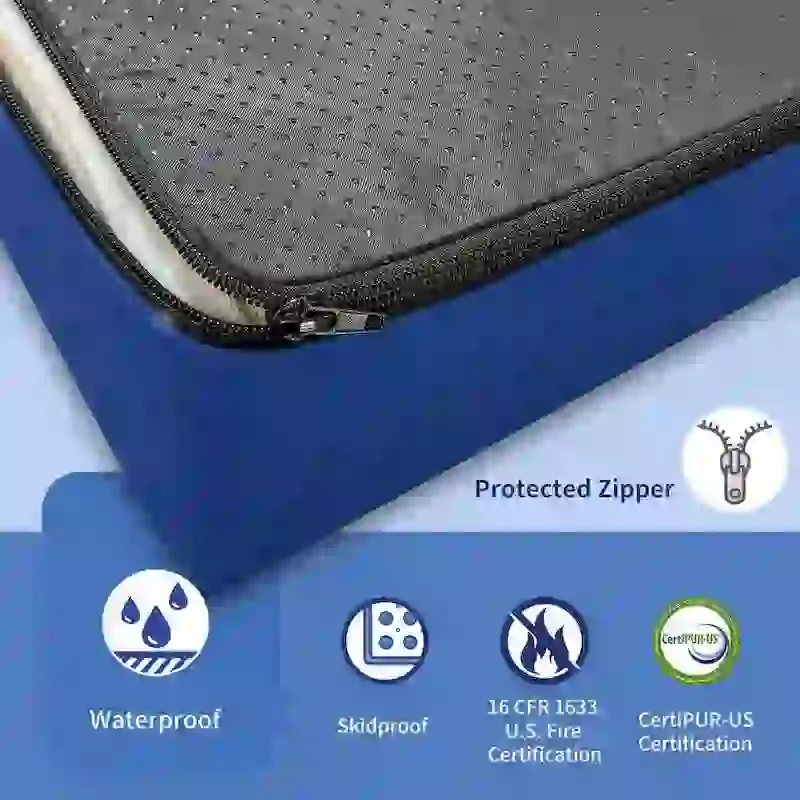 Lit articulé avec télécommande sans fil, sommier électrique avec ou sans matelas