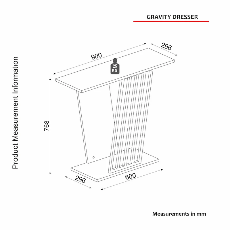 Consolle ingresso effetto marmo nero con struttura nera e dettagli oro Gravity