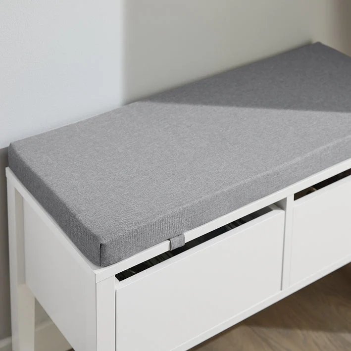 SoBuy | Sitzkommode | Sitzbank mit Stauraum | Schuhbank | Weiß | FSR88-W