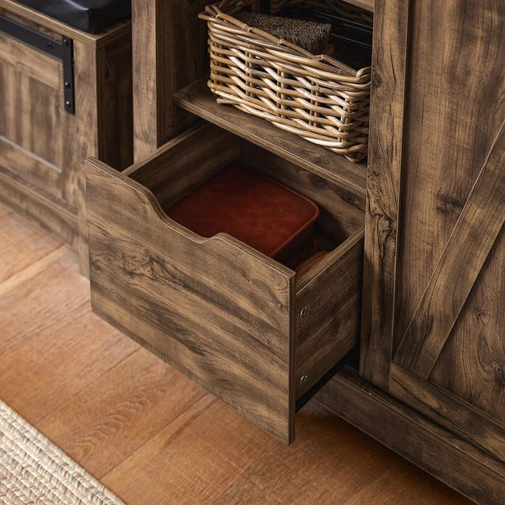 SoBuy | Sideboard mit Schiebetür | Kommode | Schuhschrank | Flurschrank | FSB59-N