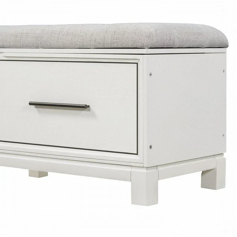 Banc à chaussures avec coussin amovible et rangement dissimulé pour l'entrée et le salon