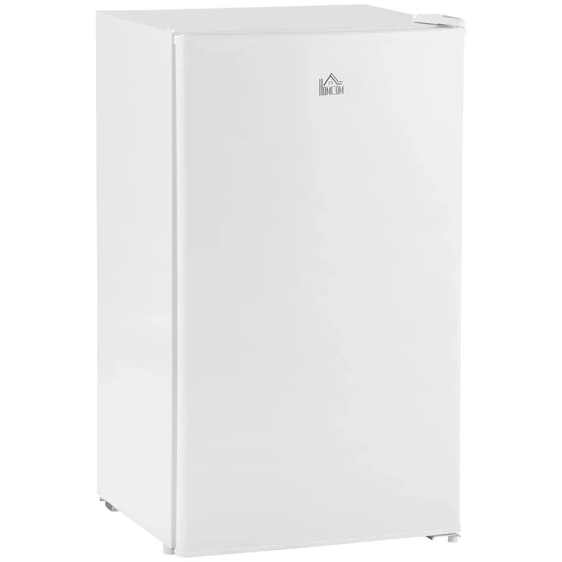 HOMCOM Mini-réfrigérateur de 90,6 L avec congélateur, Réfrigérateur compact à porte unique avec thermostat réglable pour chambre