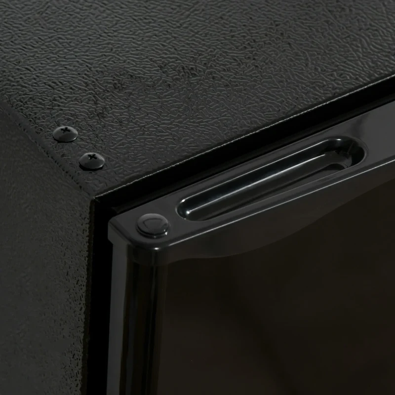 HOMCOM Mini-réfrigérateur de 90,6 L avec congélateur, Réfrigérateur compact à porte unique avec thermostat réglable pour chambre