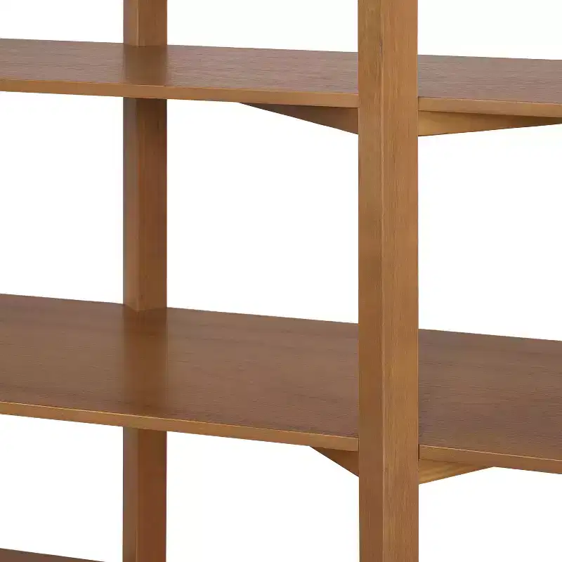 Christopher Knight Home Elliot Étagère de rangement moderne à 6 niveaux en bois avec étagères ouvertes