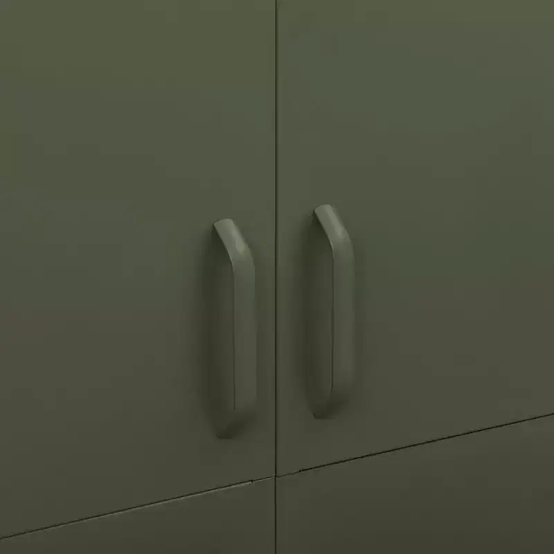 vidaXL Armoire vert olive 90x50x180 cm Acier