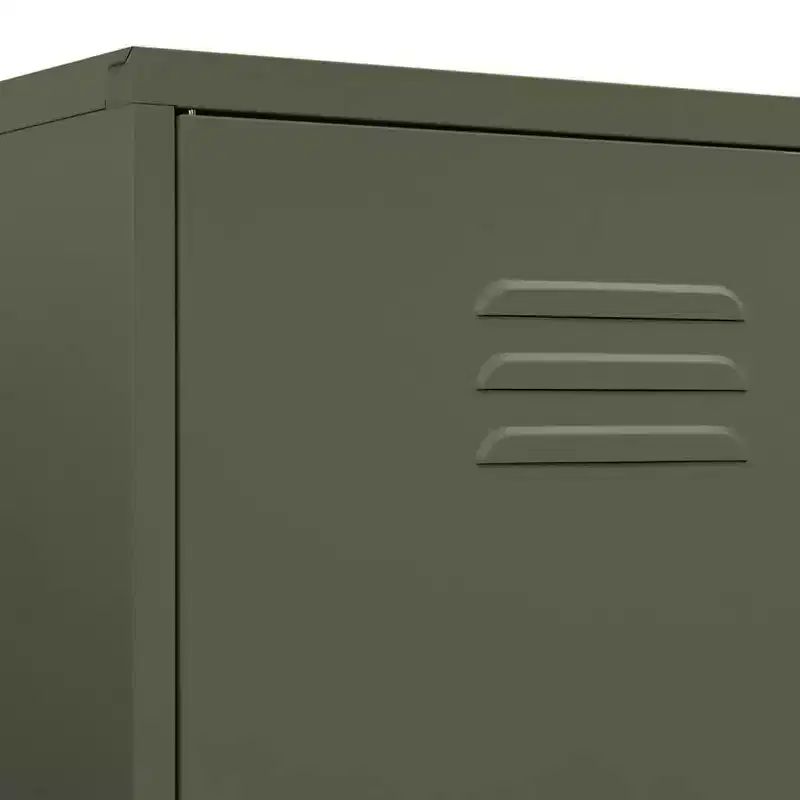 vidaXL Armoire vert olive 90x50x180 cm Acier