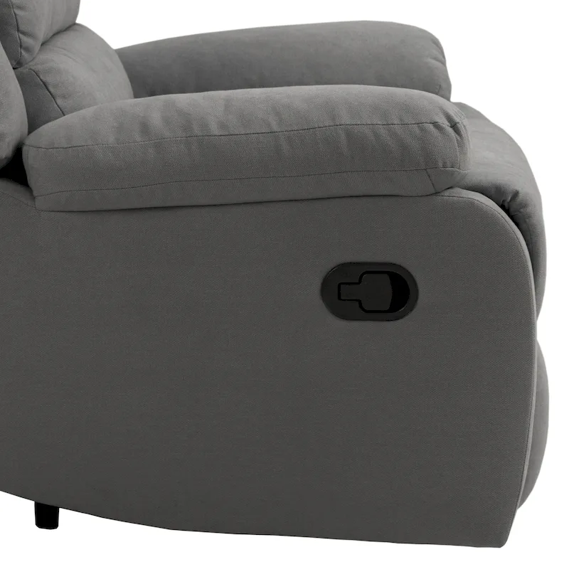 Fauteuil inclinable manuel classique et traditionnel, ensemble de 2