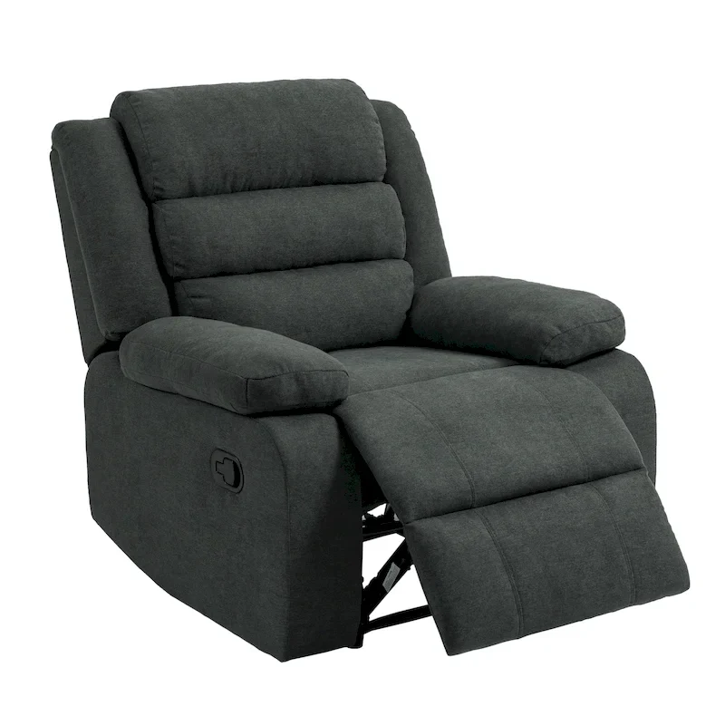 Fauteuil inclinable manuel classique et traditionnel, ensemble de 2
