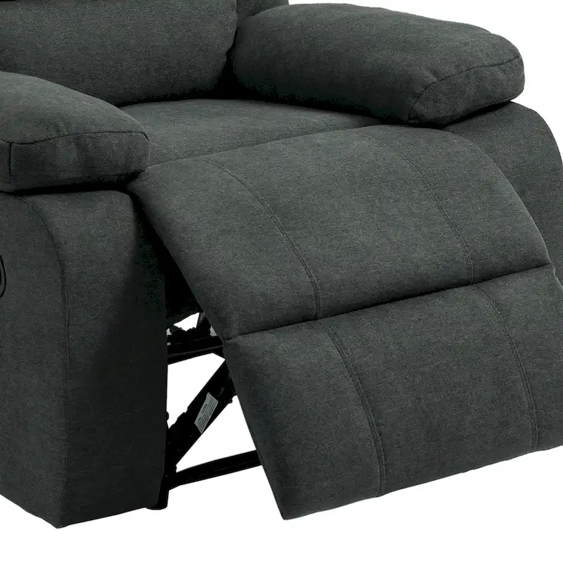 Fauteuil inclinable manuel classique et traditionnel, ensemble de 2