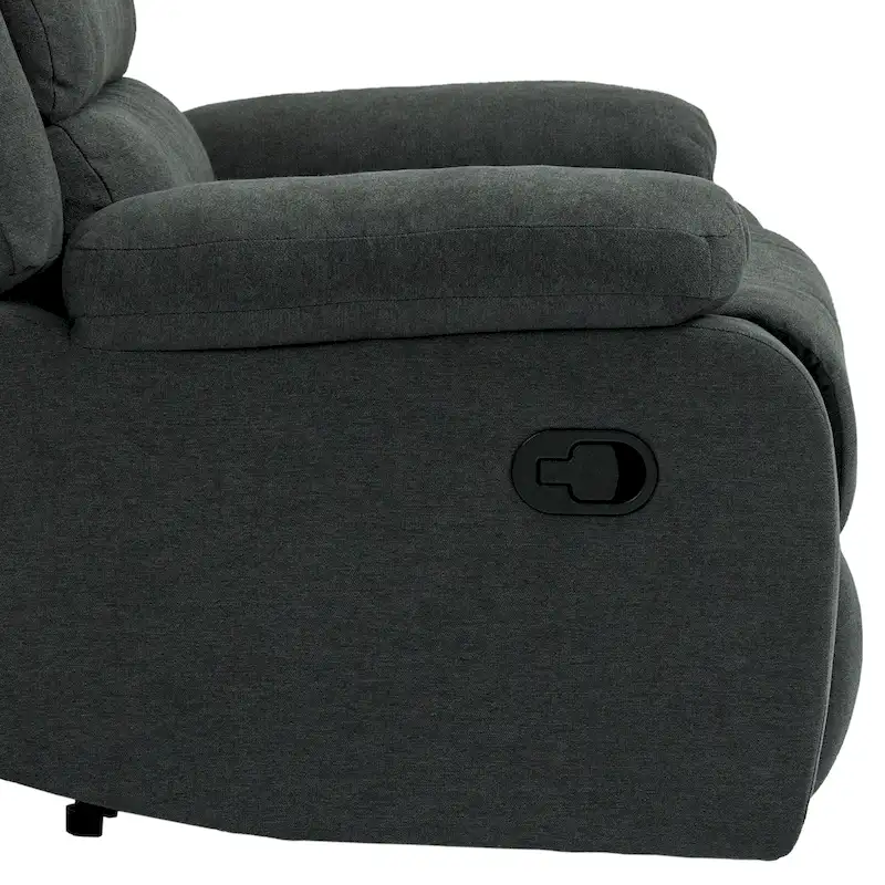 Fauteuil inclinable manuel classique et traditionnel, ensemble de 2