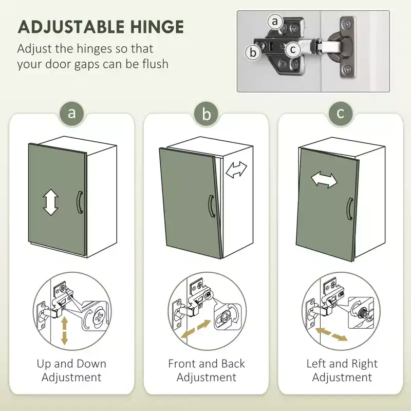 71 Armoire de cuisine, armoire de rangement haute avec support pour micro-ondes, buffet de cuisine moderne, 3 étagères réglables pour salon, salle à manger