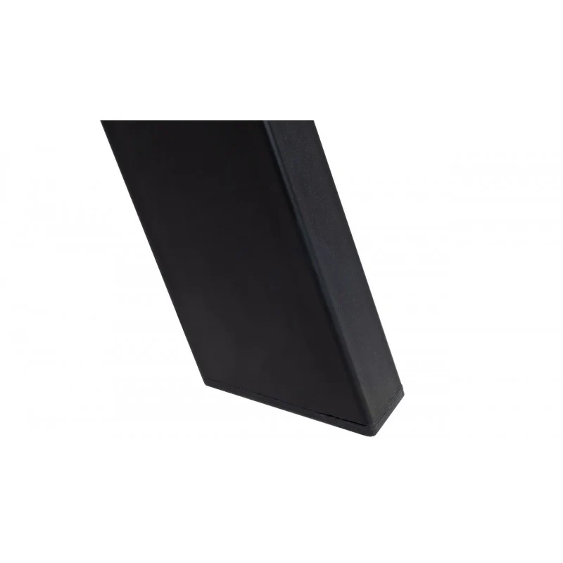 Tavolo da pranzo 180×100 cm colore rovere noce e acciaio antracite Marburg
