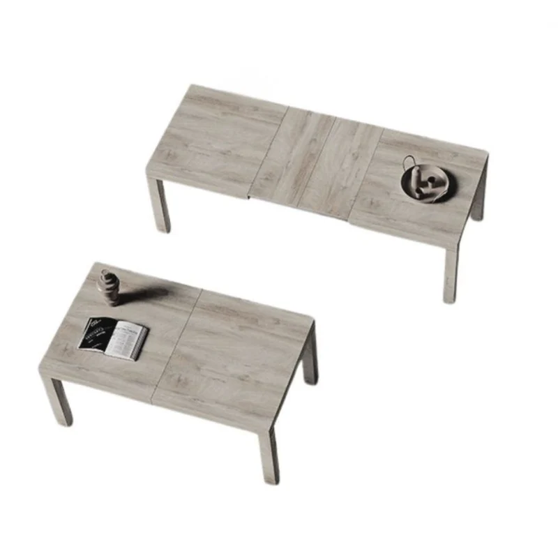 Tavolo allungabile in rovere decapato 160/235 cm con 2 allunghe Piana T08 IMAB