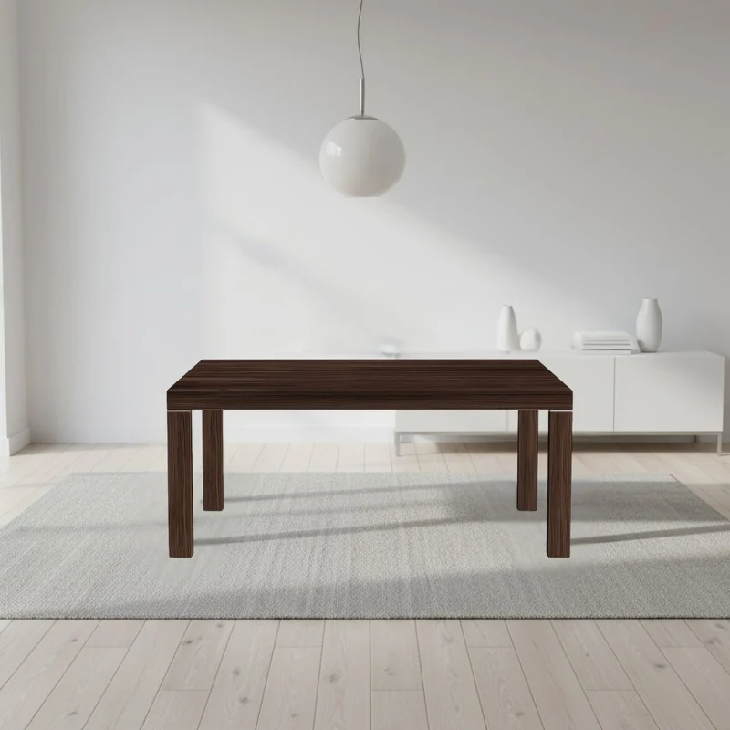 Tavolo allungabile in olmo moro 160/310 cm con 4 allunghe Piana T08 IMAB