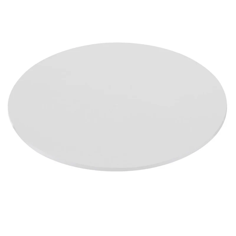 Piano tavolo rotondo truciolare bianco 90x90x3.8H
