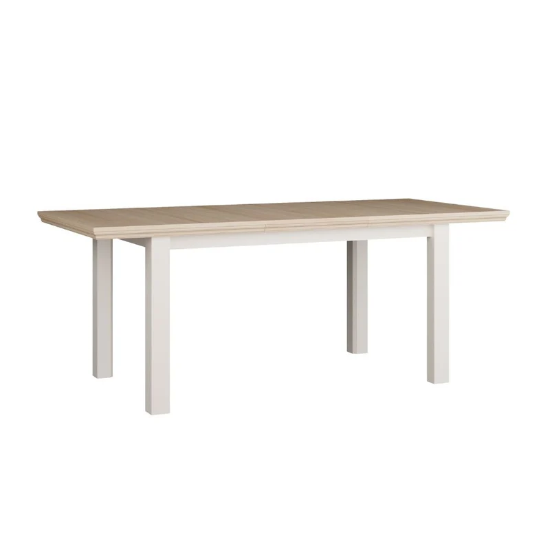 Tavolo allungabile 150/200 cm colore rovere e bianco Essenza