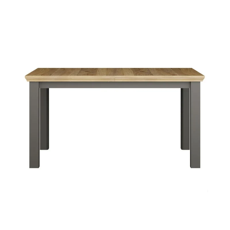 Tavolo allungabile 150/200 cm colore grigio scuro e rovere Essenza