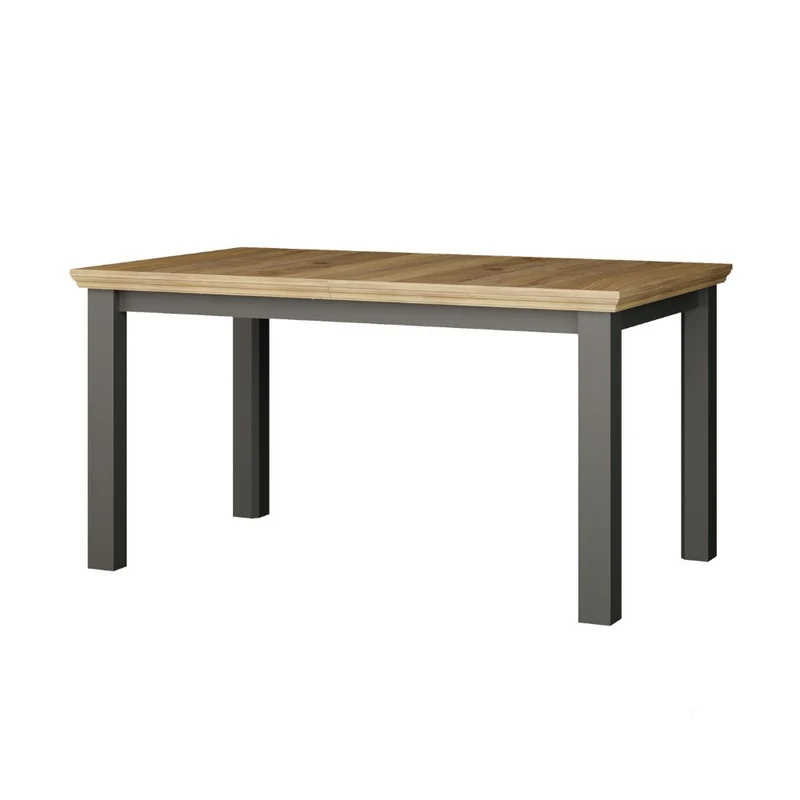 Tavolo allungabile 150/200 cm colore grigio scuro e rovere Essenza