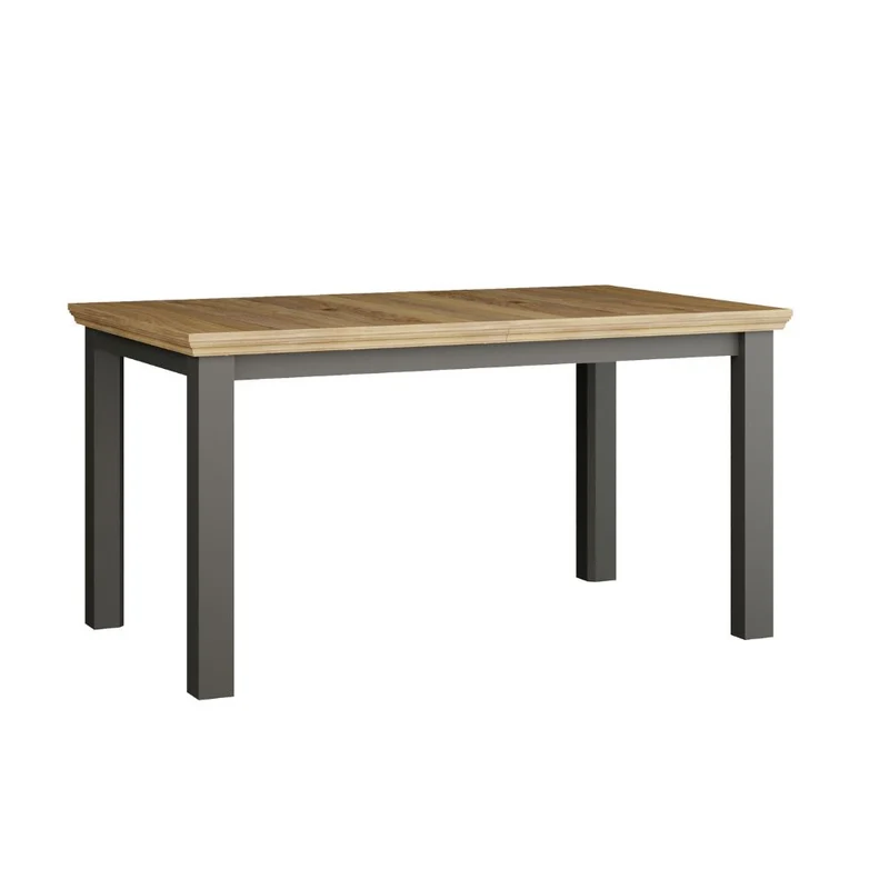 Tavolo allungabile 150/200 cm colore grigio scuro e rovere Essenza