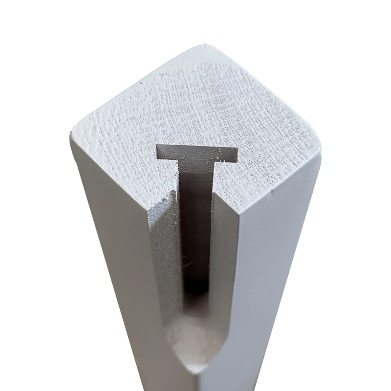 Confezione 4 gambe piramidali per tavolo H 74 cm. bianco frassinato GTPIRAMIDE52BF