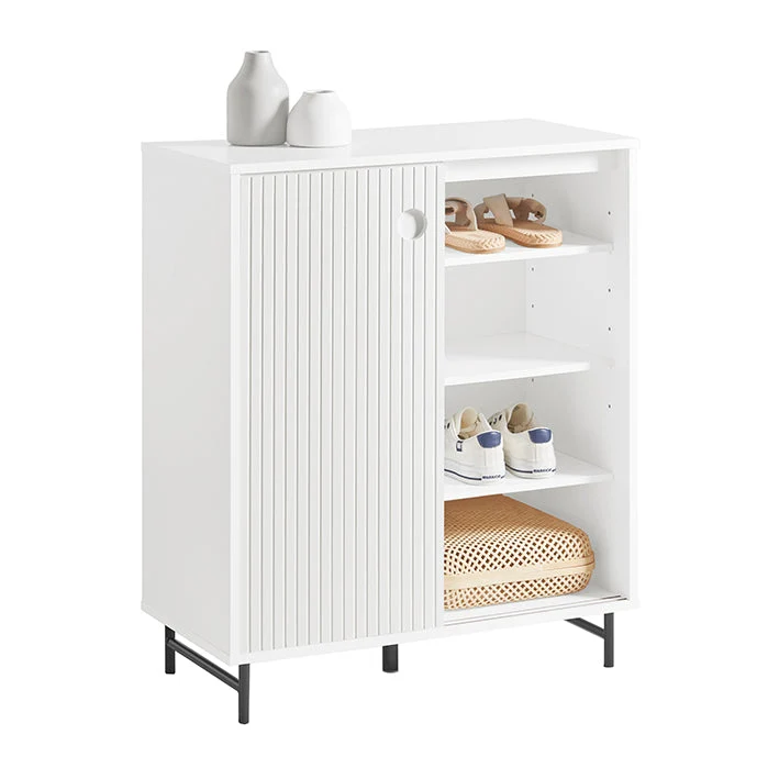 SoBuy | Schuhschrank | Sideboard | Flurschrank | Kommode | Küchenschrank | FSB62-W