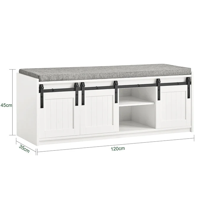 SoBuy | Garderobenbank | Sitzbank | Dielenbank | Schuhbank | FSR133-W