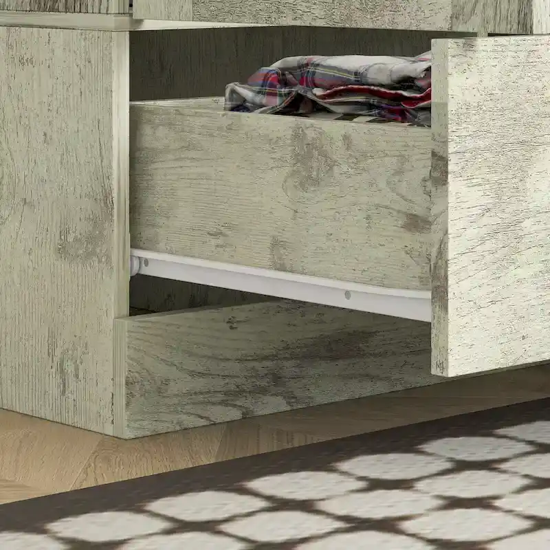 Armoire penderie placard 59L Grande armoire autonome blanche
