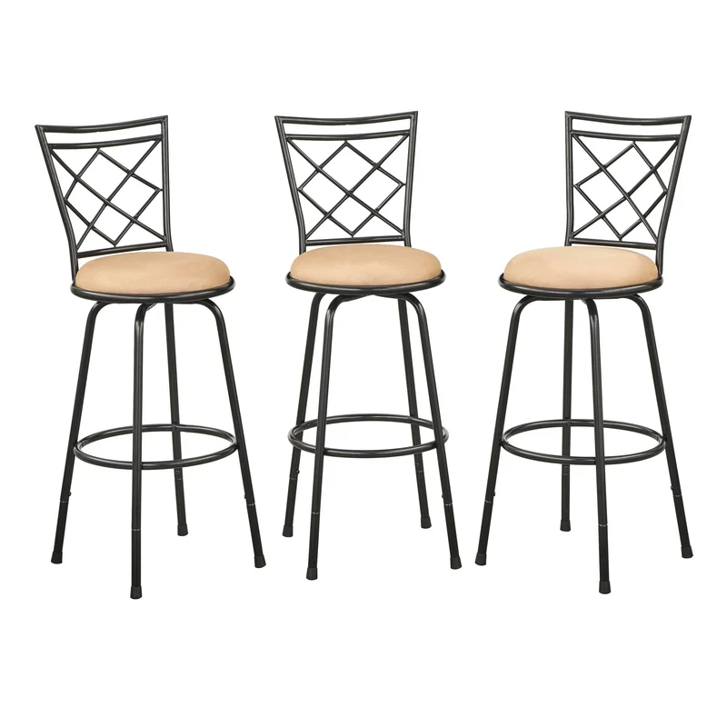 Tabourets Alyssa à hauteur réglable et pivotants Simple Living (lot de 3)