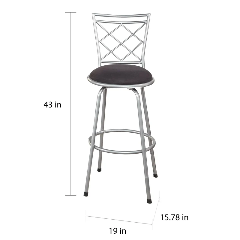 Tabourets Alyssa à hauteur réglable et pivotants Simple Living (lot de 3)