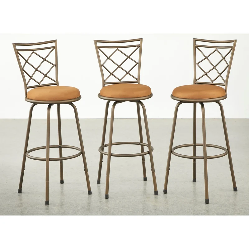 Tabourets Alyssa à hauteur réglable et pivotants Simple Living (lot de 3)