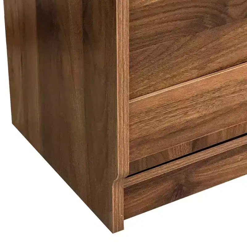 Table d'étude pliante moderne en bois GDFStudio Sinclair 36 avec rangement